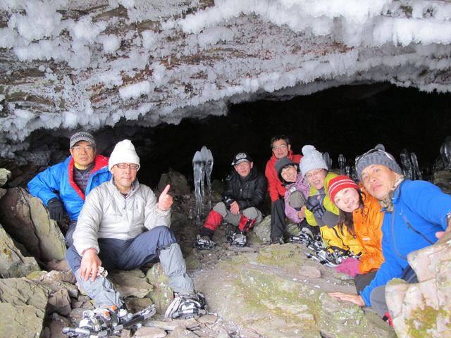 個人山行報告　2012年2月26日　大幽の洞窟（水上）スノーシュー