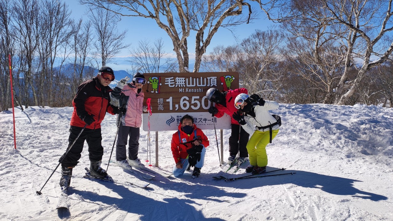 《個人山行報告》2023年1月20日(金)～21日(土)　野沢温泉スキー　　―北信―